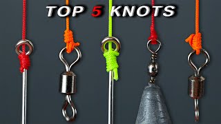 Top 5 fishing knots | Best fishing knots  | Fishing Knots For Hooks, Swivels, Lures