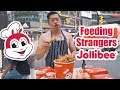 Strangers Try Jollibee Chicken (FIRST TIME REACTIONS & Mukbang!!)