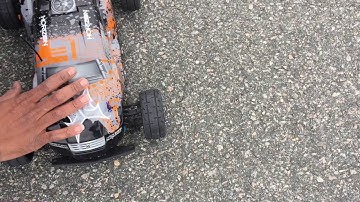 Ecx circuit 4x4 speed run on 4s with GRP tires