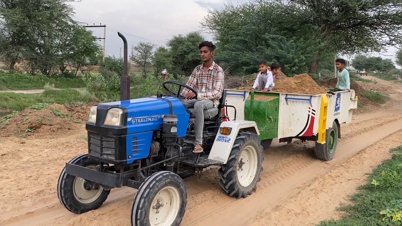 Escort Steeltrac Full Loaded Trolley with Power Test || Diy Tractor || Mini Tractor Video