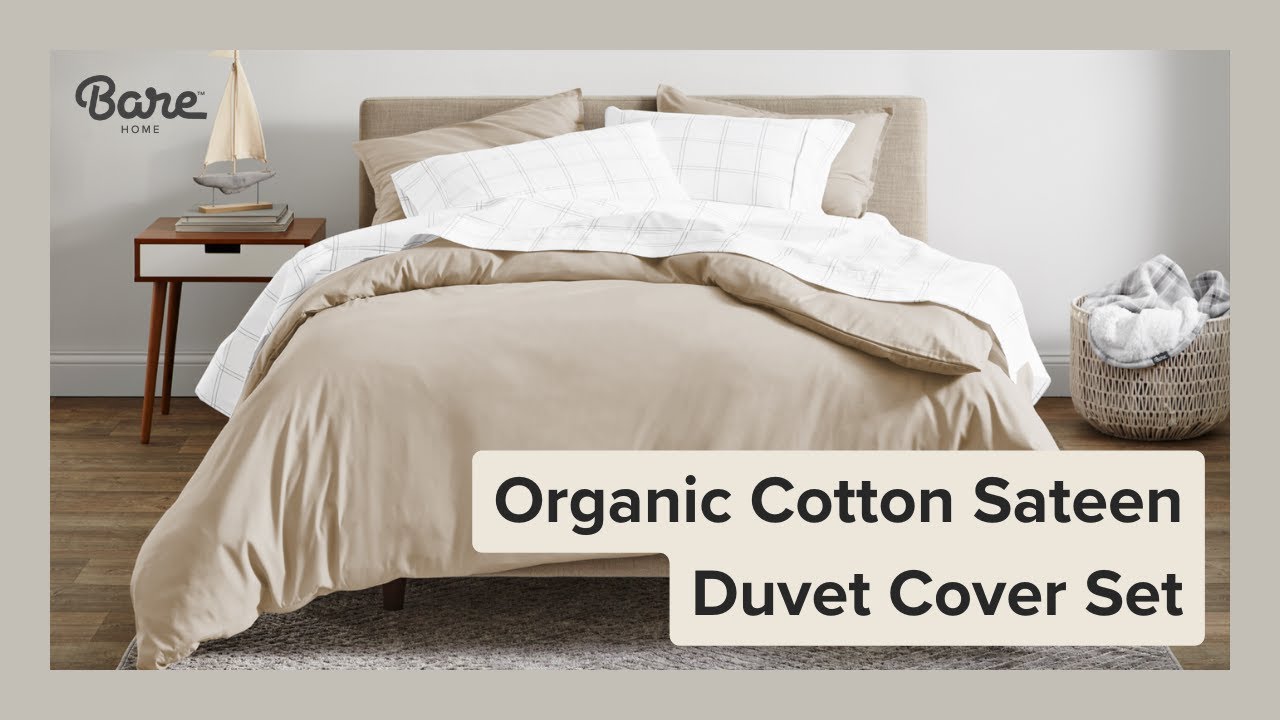 Organic Sateen Duvet Cover & Sateen Duvet Set