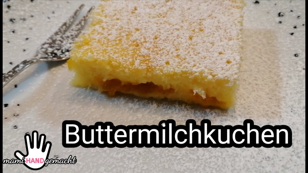 Buttermilchkuchen backen / ein super saftiger und weicher Blechkuchen 😋 ...