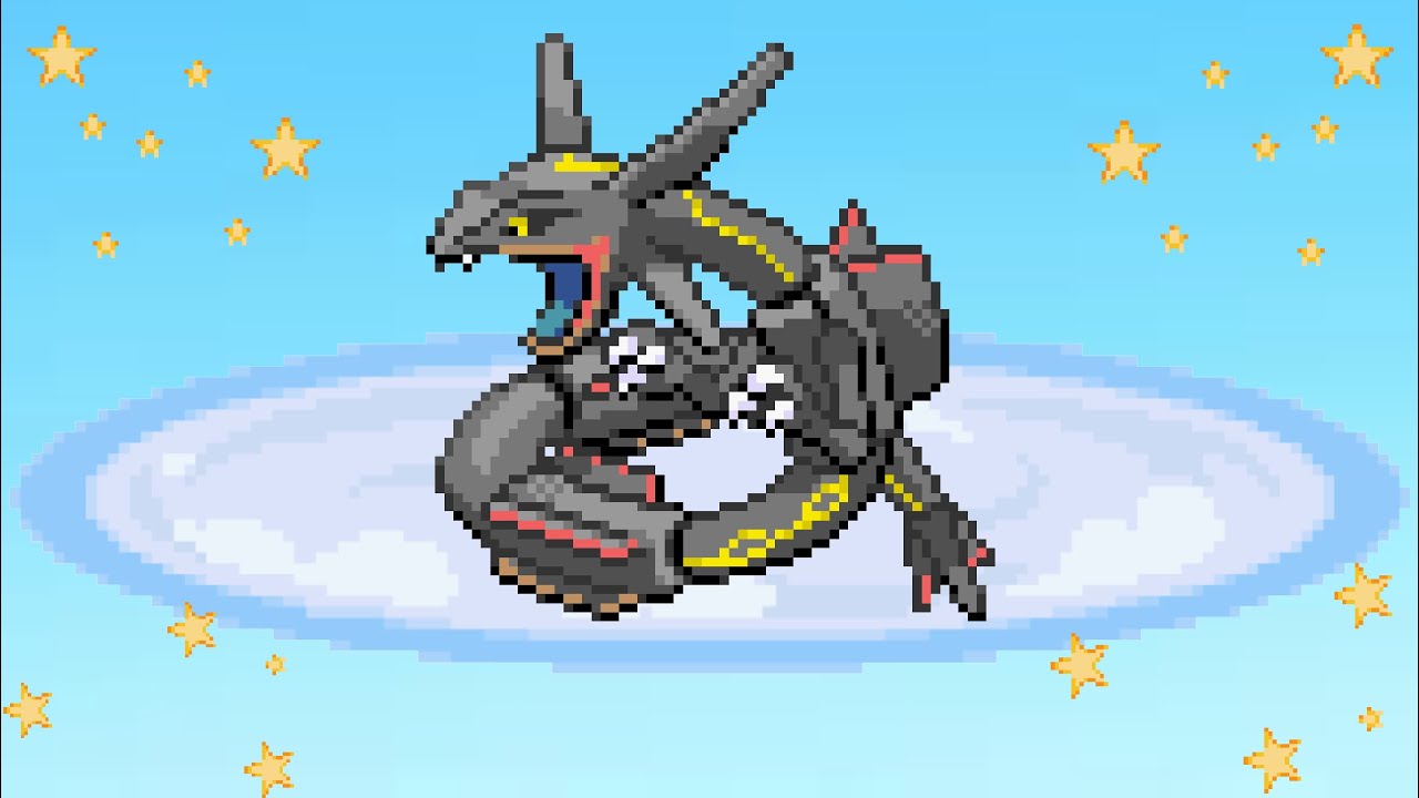 Colors Live - Shiny Rayquaza! (Recolored) by shadowthehedgehoguiv