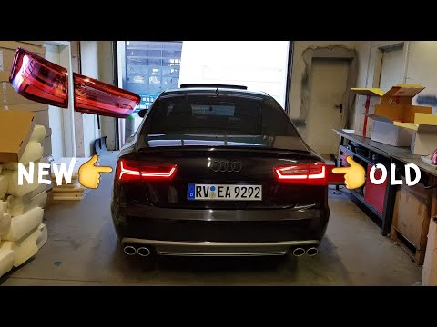 AUDI A6 4G C7 डायनामिक ब्लिंकर LED इंस्टालेशन,🔩🔧🛠 RÜCKLEUCHTEN, DYNAMISCHER BLINKER UMBAU🔧🔩🛠