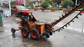 Báo Giá Xe Đào Mương Bánh Xích | Động Cơ Yanmar Ss90c-G | Nông Cơ Nguyễn văn châu
