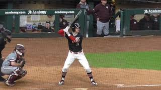 Jared Triolo (3-1-2019) vs Texas Christian Univ. at the Shriners College Classic (Houston, TX).