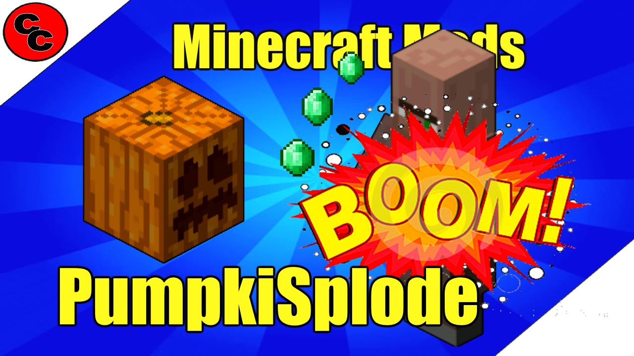 Minecraft Mods:  " PumpkiSplode Mod 1.10.2"