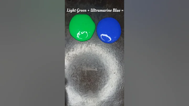 How to make Teal color 🎨#colormixing #slime #slimemixing #slimeasmr #asmr #acrylic #teal #shorts