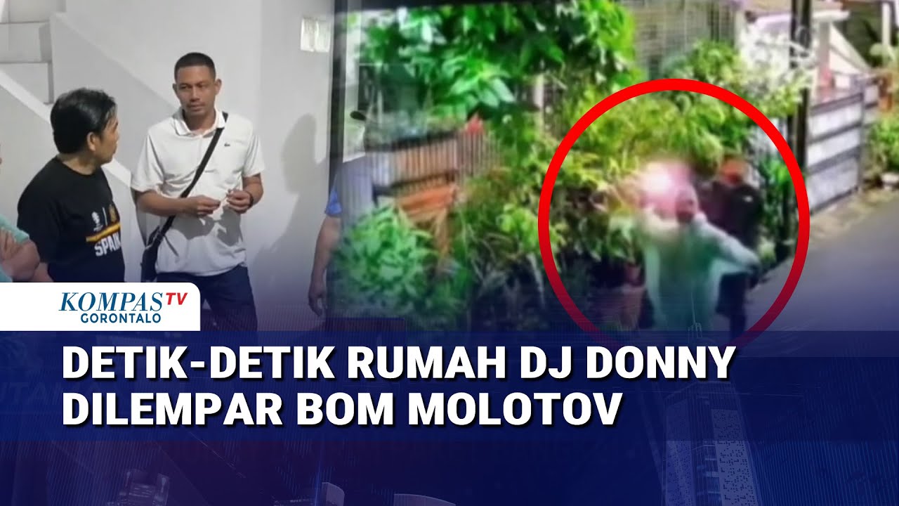 Teror Bom Molotov di Rumah DJ Donny Terekam CCTV, Terlihat Pelaku Berjumlah 2 Orang