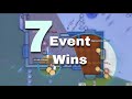 7 event wins in 1 day  zombsroyale