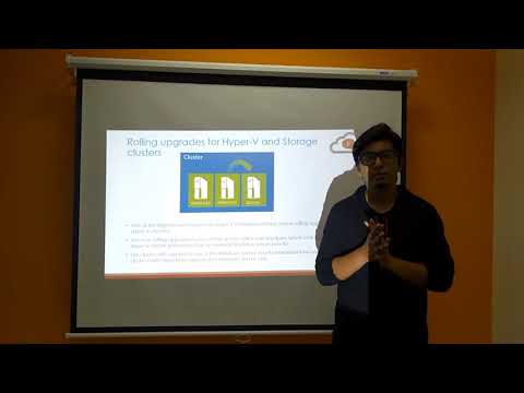 What are the rolling updates of Hyper V and Storage Clusters?