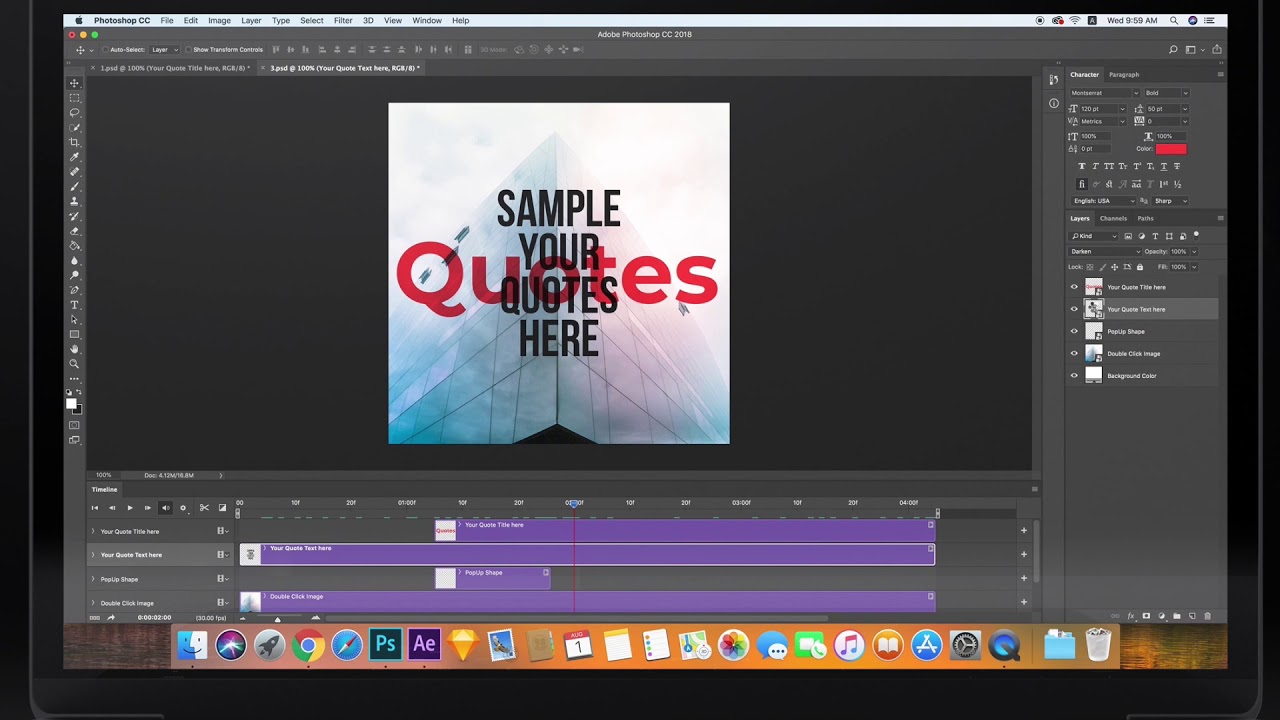 Animated Quotes Template - YouTube