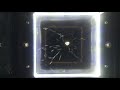 Active pechblende in a cloud chamber (Top view) Chambre a brouillard