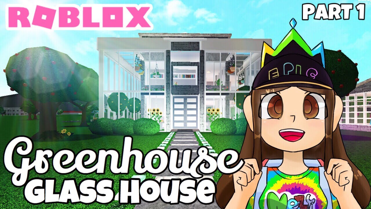 Greenhouse Glass House Roblox Bloxburg Speedbuild Part 1 Youtube - build battle glass roblox