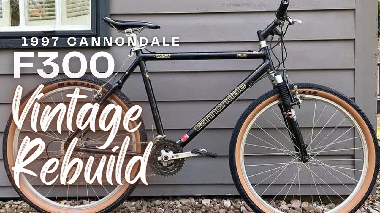 Altijd Gevoelig baden 1997 Cannondale F300 Vintage Mountain Bike Rebuild - From $40 Scrap Find -  YouTube