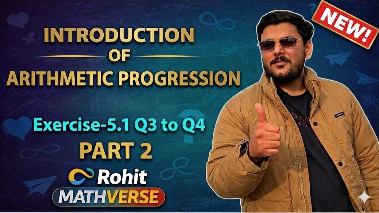 Arithmetic Progression Class 10 | Ex 5.1 Q3 Q4 | Chapter 5 Maths NCERT ...