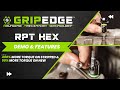 Gripedge rpt hex bit sockets  demo  features  up to 400 more torque on hex fasteners
