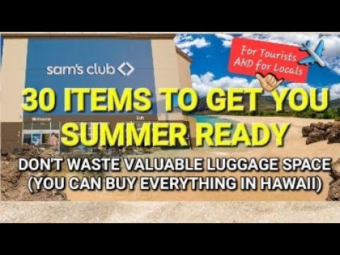 What's in Sam's Club, Hawaii | 30 items PERFECT for Summer | Get BEACH ready! | Dancing Bacons Style