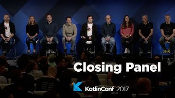 KotlinConf 2017 - Closing Panel