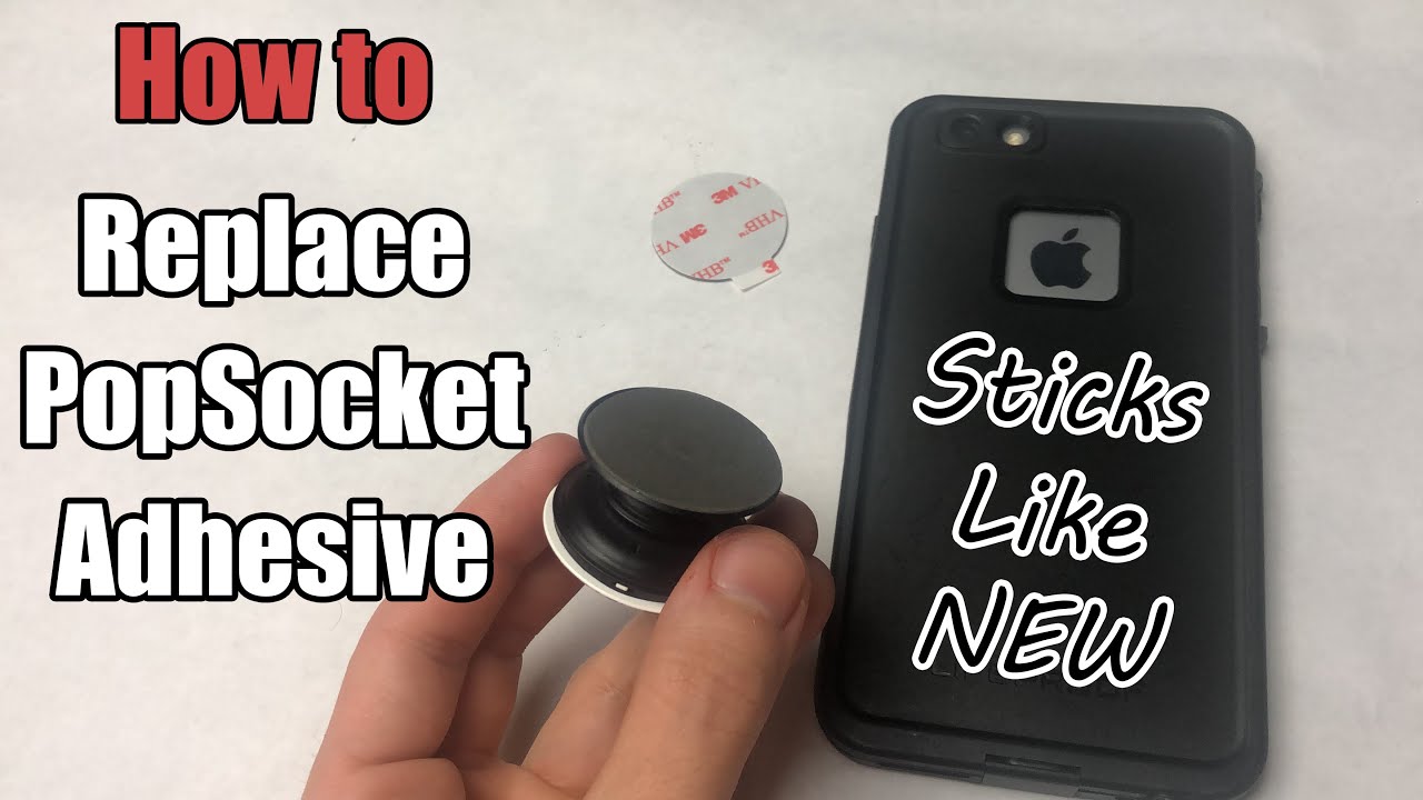 to Replace PopSocket (Sticky Part) YouTube