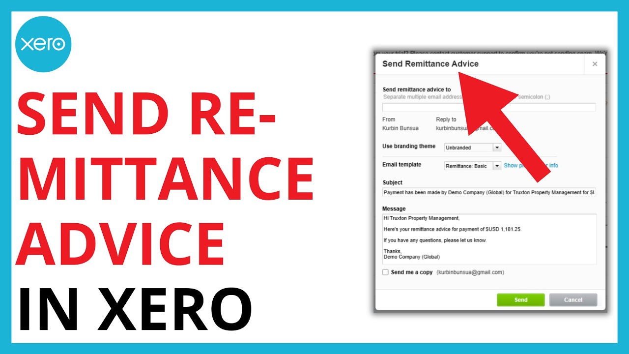 How to Send Remmitance Advice to Supplier in Xero [SIMPLE GUIDE] - YouTube