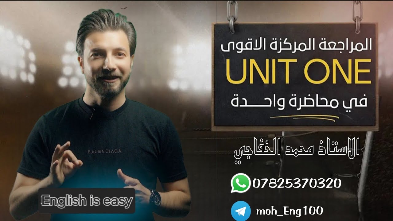 #المراجعة المركزة _ اليونت الاول بمحاضرة