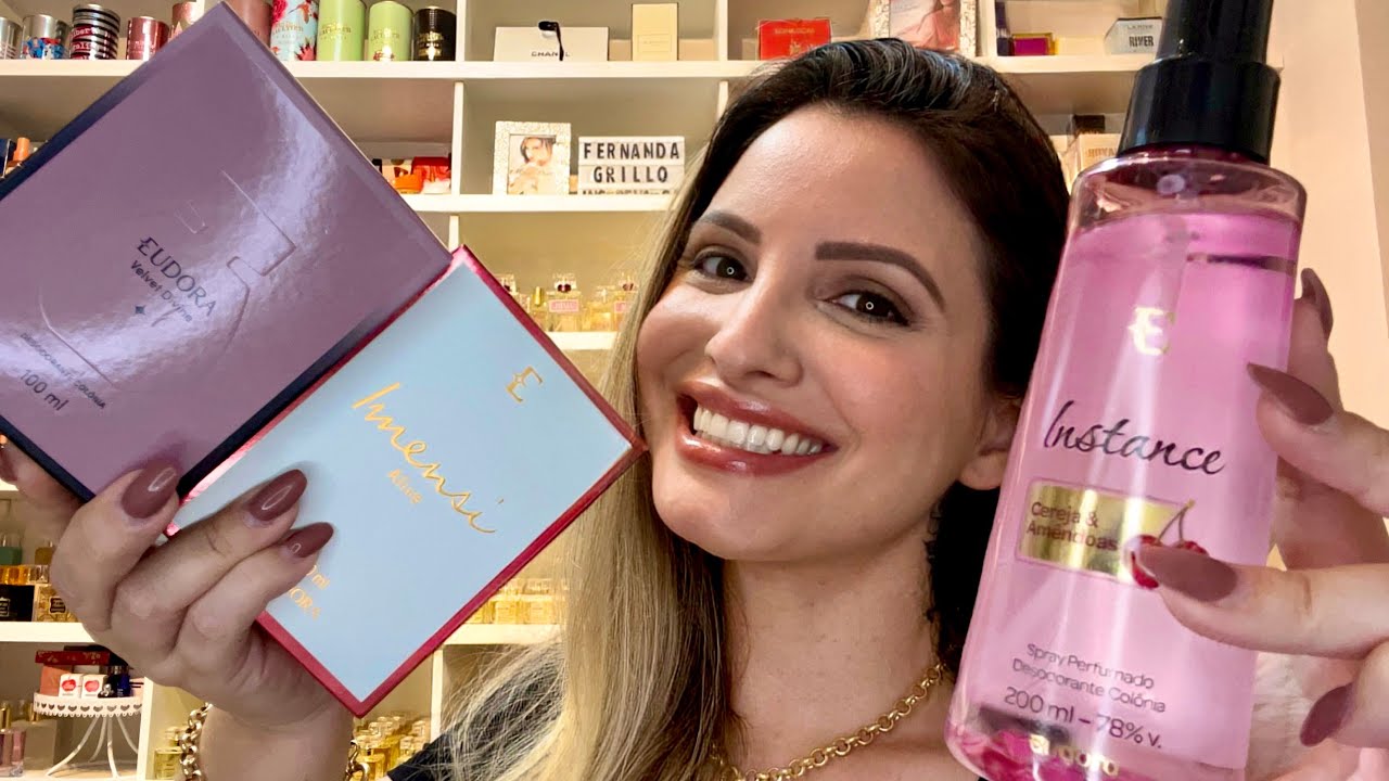 COMPREI LANÇAMENTOS DA EUDORA E CONTEI MINHAS IMPRESSÕES SOBRE O PERFUME IMENSI ALIVE