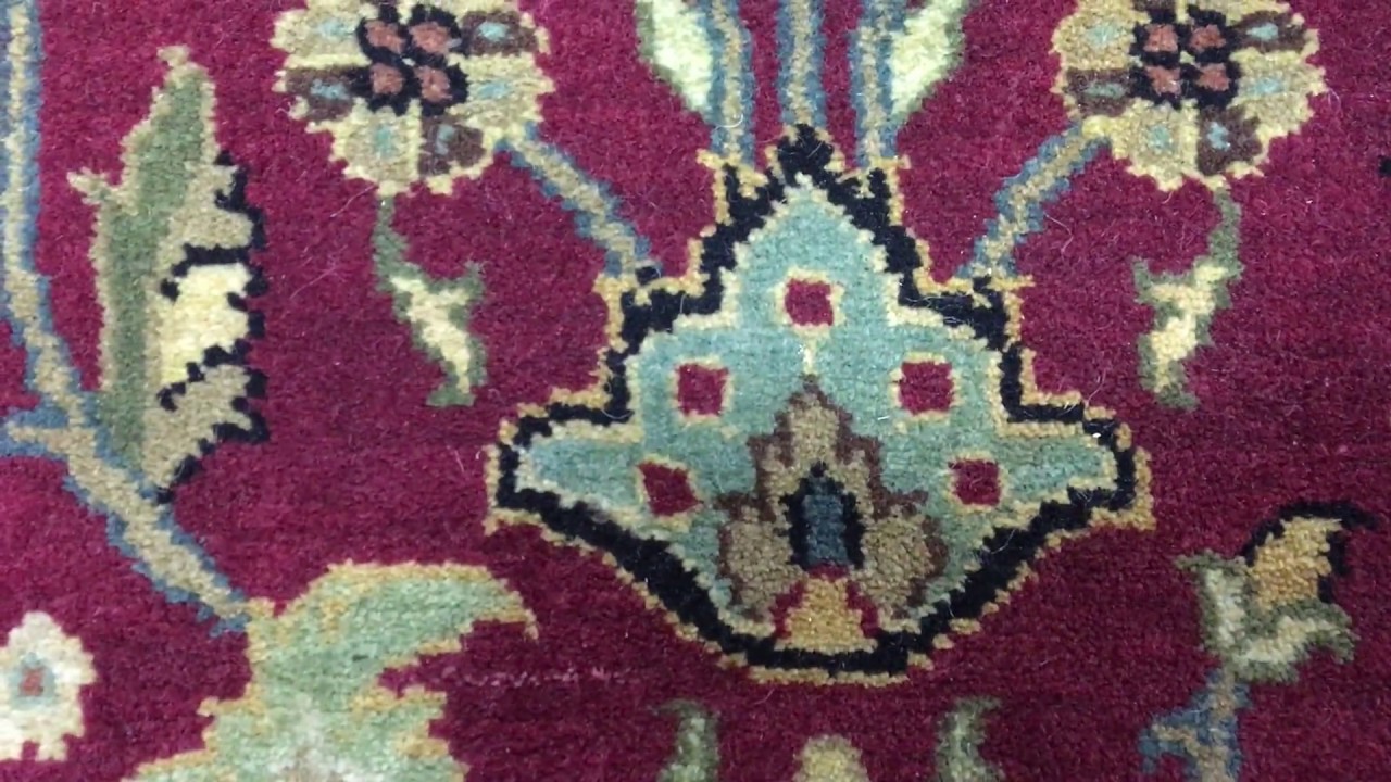 Red and Gold Fine Tabriz Oriental Small Area Rug 4'2X6'1 - AT 1283