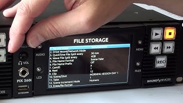 Sound Devices PIX 260i Digital Recorder Basic Features
