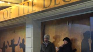 Ham4Ham at Hamilton  B'way - Lin Manuel Miranda and Lea Salonga sing "A Whole New World" (11/11/15)