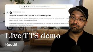 Can TTS Handle Hinglish Code-Switching We Tested It Live on Reddit