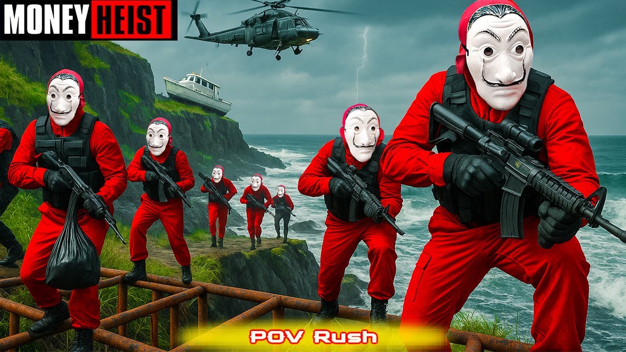 PARKOUR VS MONEY HEIST! 3 | BAD GUYS: No ESCAPE, POLICE Chase Trapped Brutally (BELLA CIAO) Epic POV