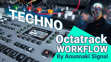Octatrack tutorial techno Workflow | Creating Pattern From Scratch!