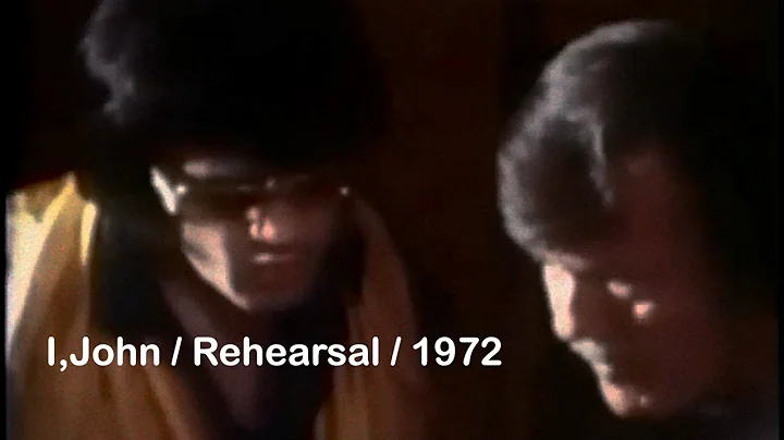ELVIS PRESLEY - I,John / Rehearsal / On Tour 1972 / 2K