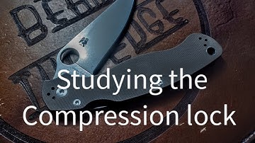 Spyderco Compression lock. Why it