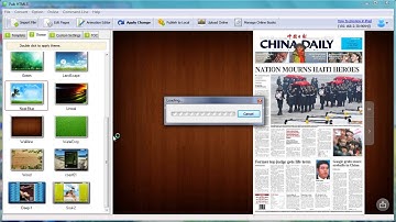 Creating digital newspapers with PUB HTML5
