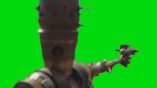 The Mandalorian IG-11 firing blasters Green Screen