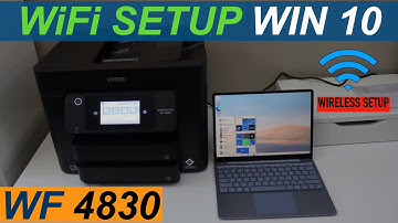 Epson WorkForce WF 4830 Setup Windows 10 Laptop / Computer.