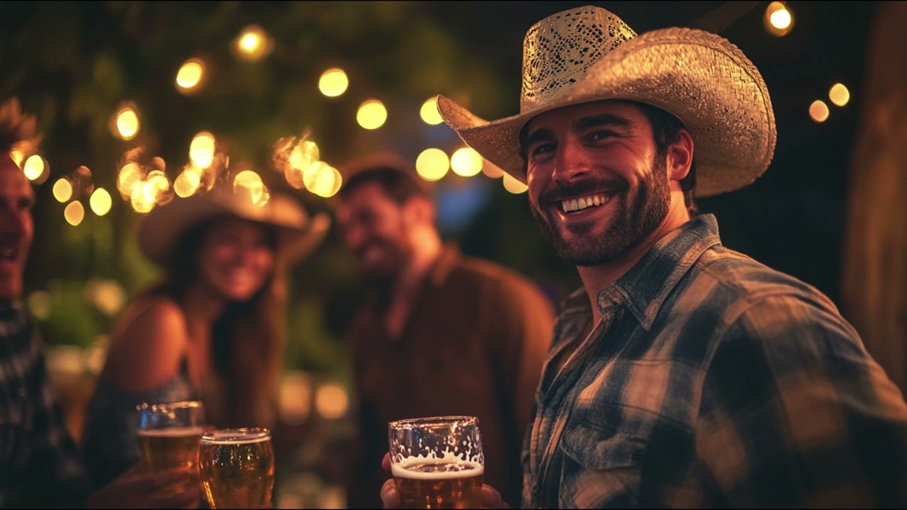 Thumbnail for the country song Moonshine Melodies and Cowboy Dreams