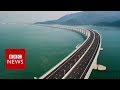 World's longest sea bridge - BBC News