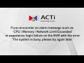 [Ghid video] Cum se rezolvă limita de rețea a memoriei CPU depășită