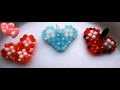 How to make a simple beaded heart