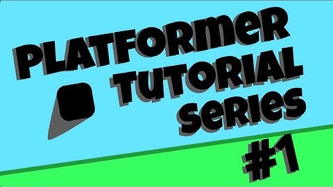 Scratch Platformer Tutorial | Part #1