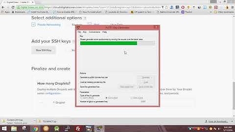 how to create droplet and add ssh key   digitalocean