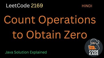 LeetCode 2169: Count Operations to Obtain Zero | Easy & Clear Explanation