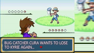 Bug Catcher Gets HUMBLED By The Pokémon Champion! 6-0 NO DAMAGE