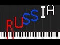 Learn russian with synthesia