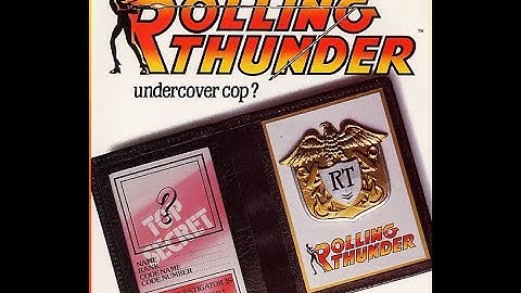 Rolling Thunder - Arcade - Gameplay Up to Gameover