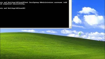 How to: Add or Upgrade user to Administrator with CMD in XP