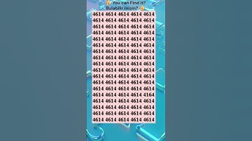 🔍 Can You Spot the Hidden Number? Only 1% Do! - 269 #numbergame #shorts #youtubeshorts